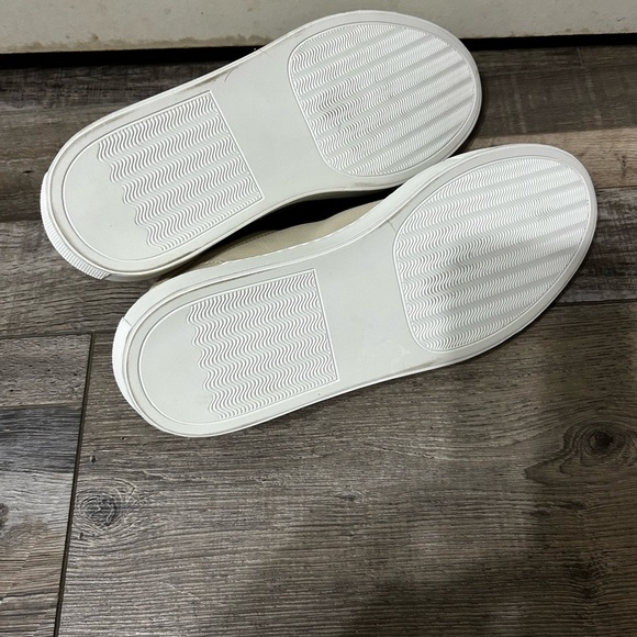 BOEMOS Italian Leather Sneaker Low Top Lace Up Women's Made in Italy Taupe WH - Picture 10 of 11